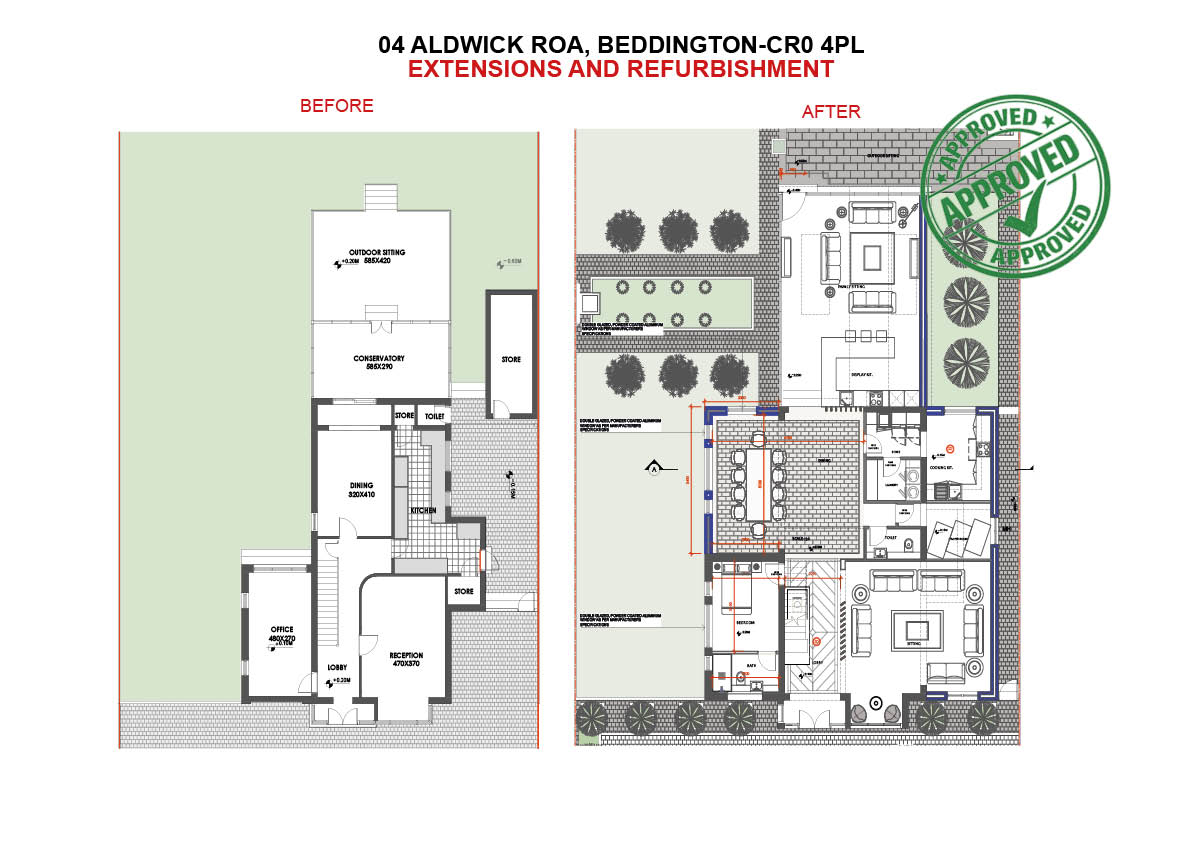 04 Aldwick Road, Beddington – before and after
