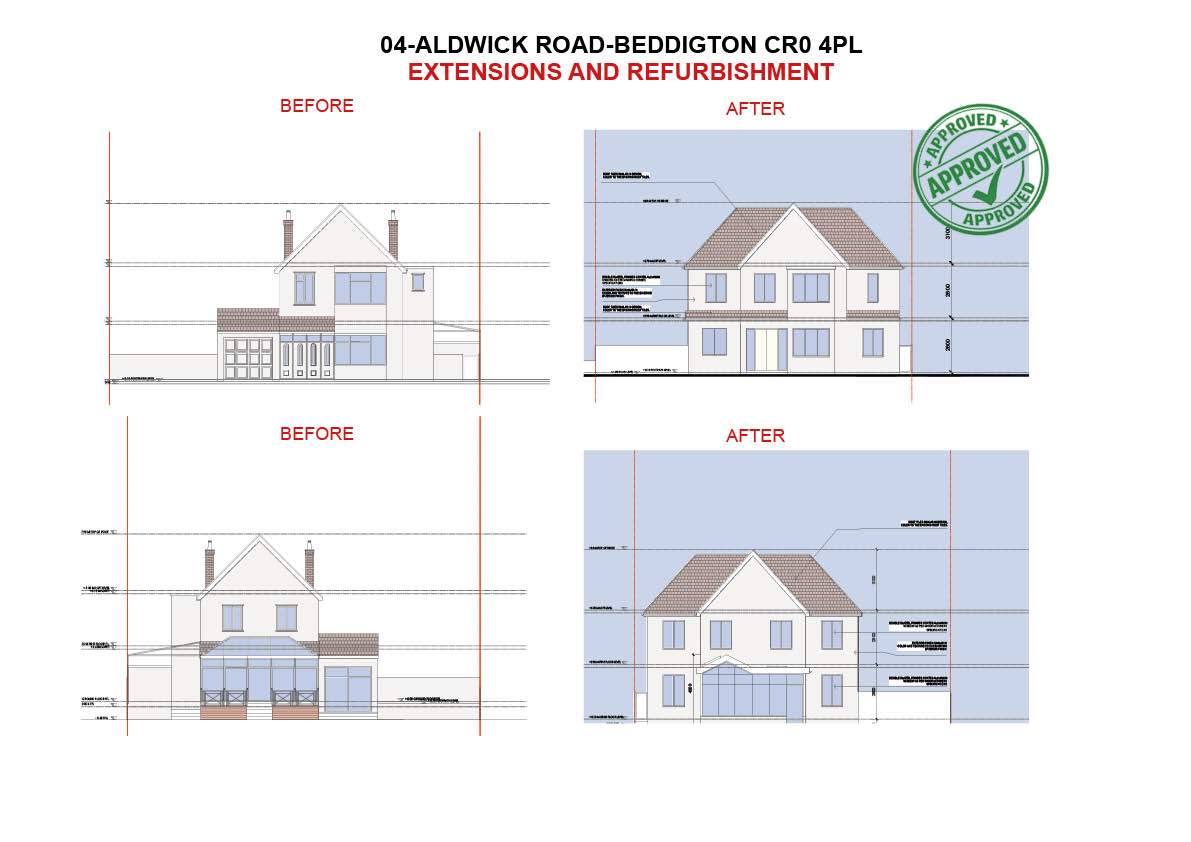 04 Aldwick Road, Beddington – before and after
