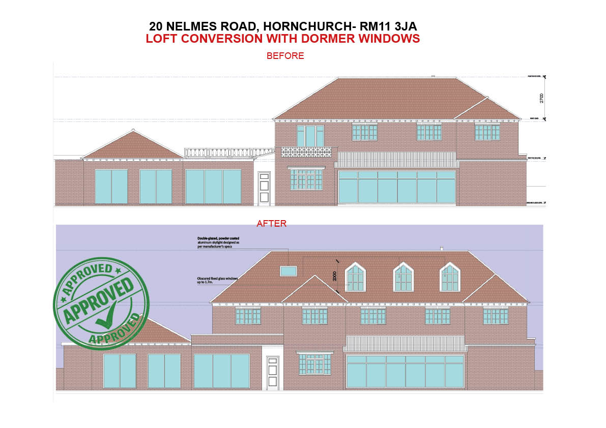20 Nelmes Road, Hornchurch – before and after