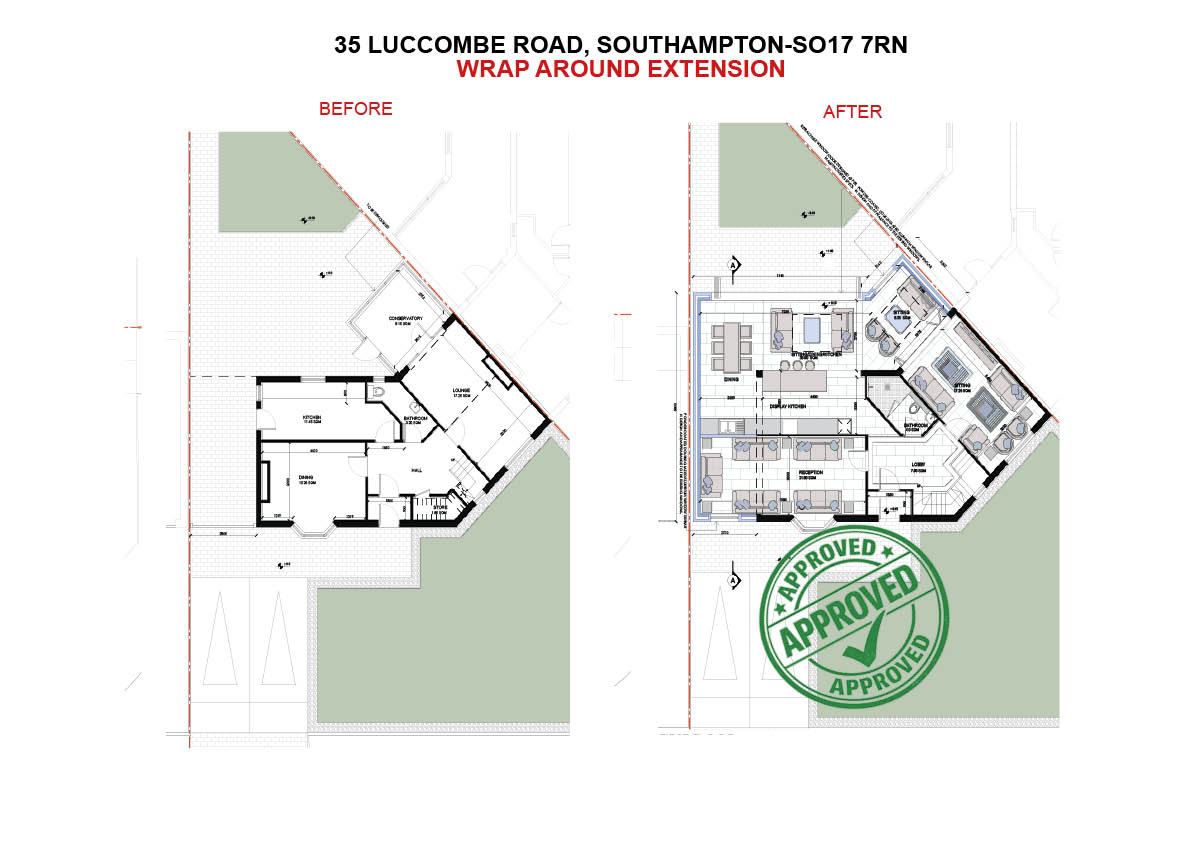 35 Luccombe Road, Southampton – before and after
