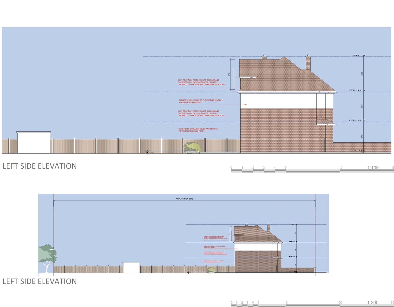 22 Sandhills, Wallington &ndash; Side elevation 1