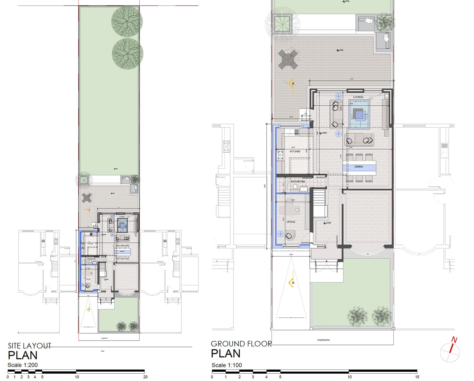 27 Maryland Road, Croydon &ndash; Site Layout & Ground Floor Plan
