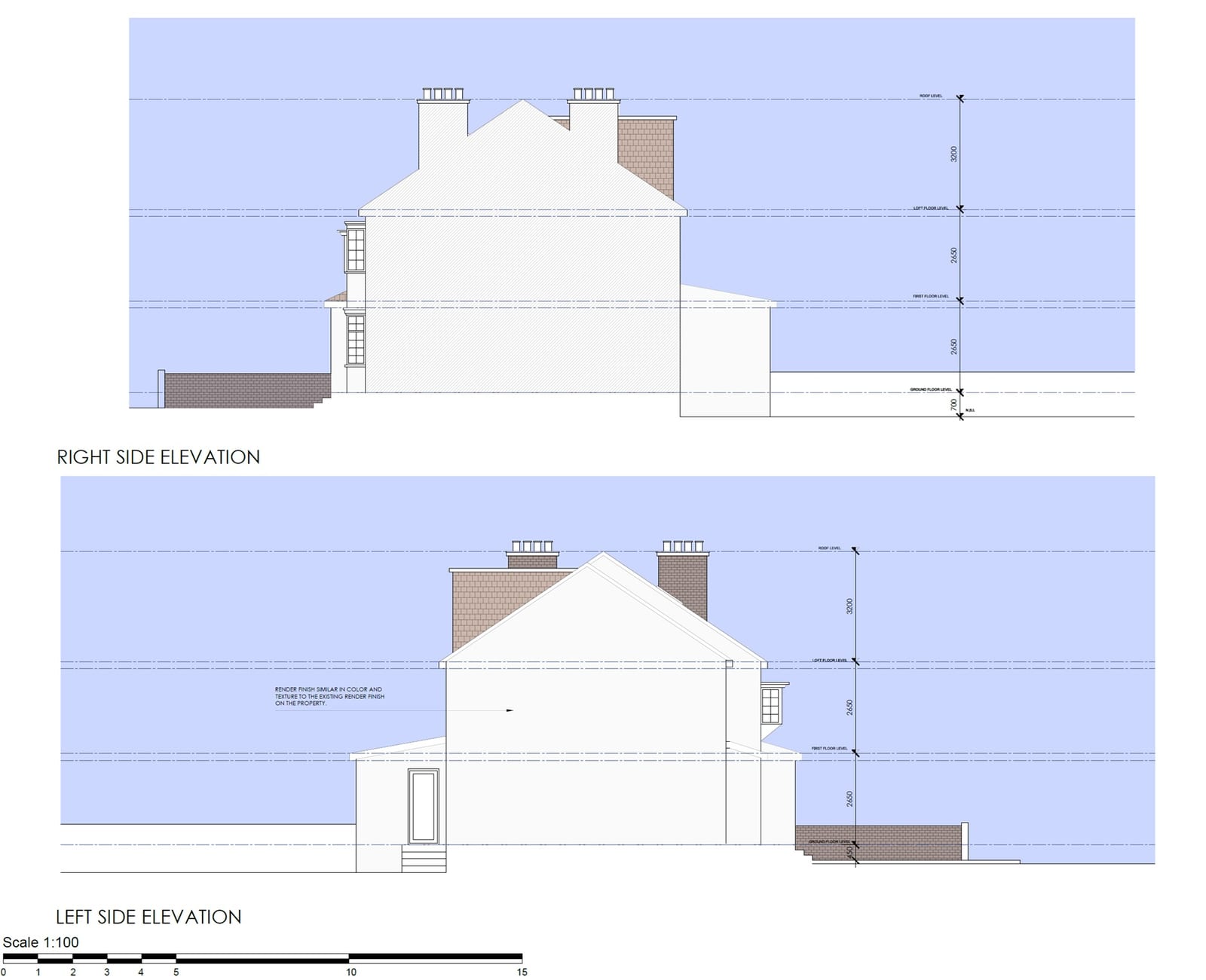 27 Maryland Road, Croydon &ndash; Side Elevations