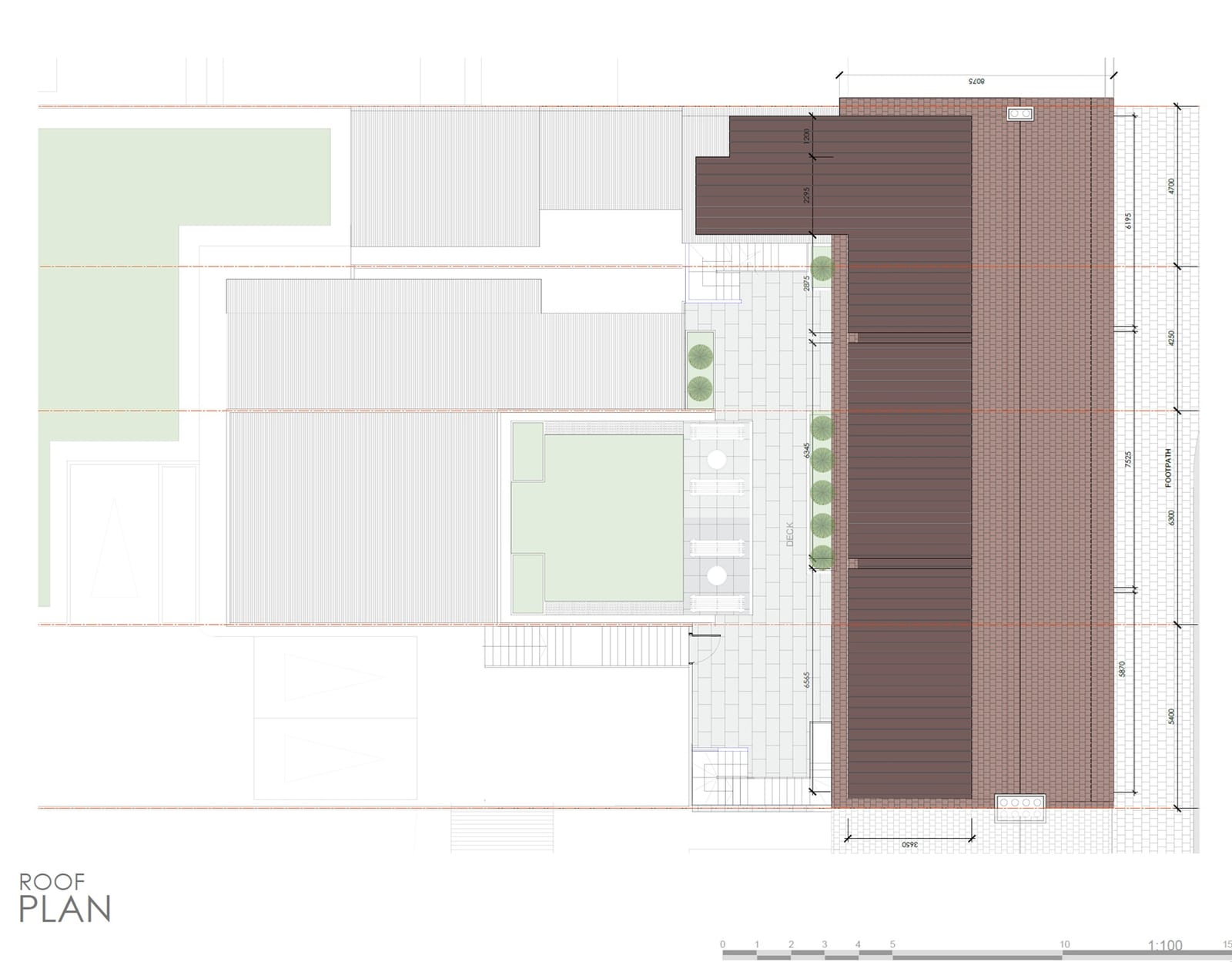 Clayhall Avenue &ndash; Roof plan