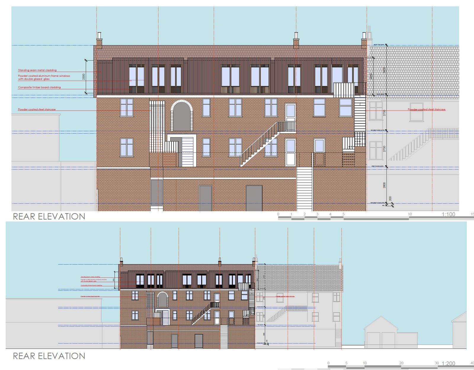Clayhall Avenue &ndash; Rear Elevation