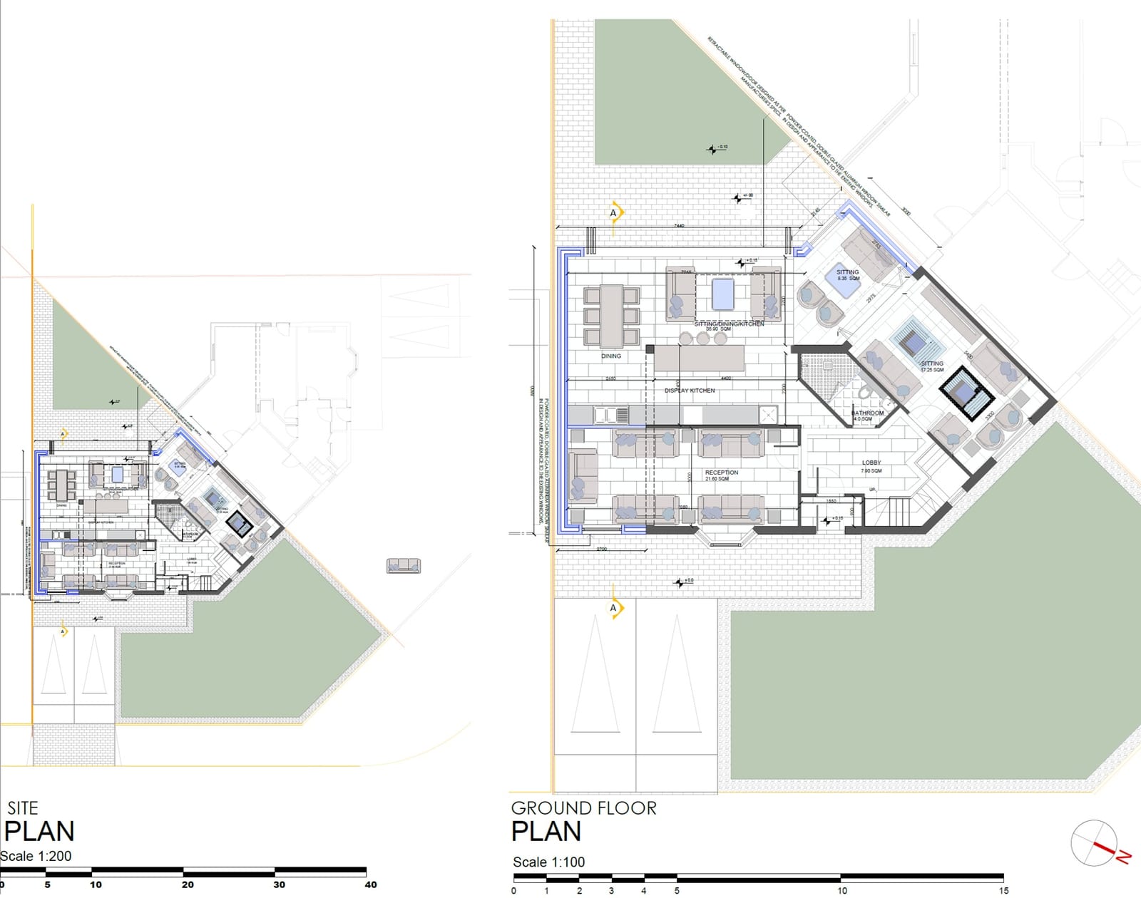 Luccombe Road, Southampton &ndash; Site & Ground Floor Plan