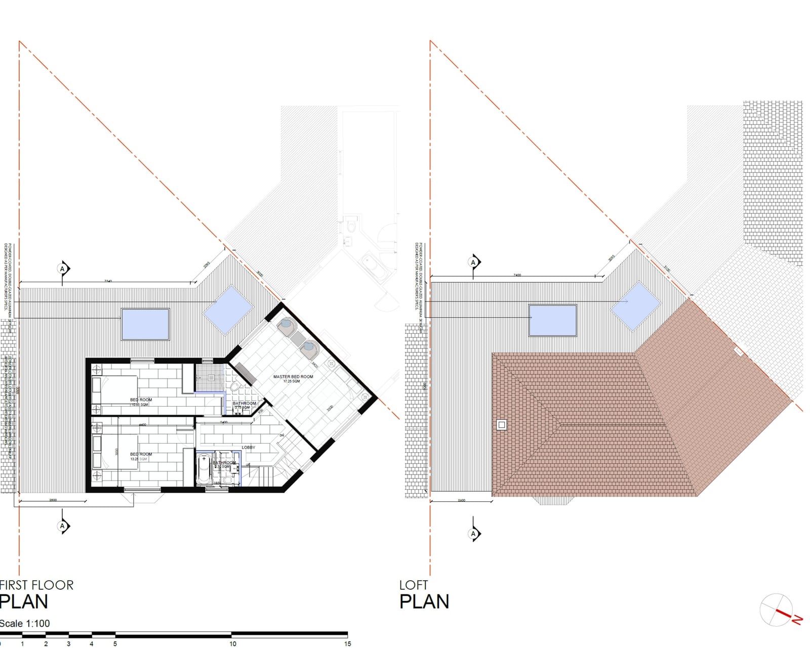 Luccombe Road, Southampton &ndash; First Floor & Loft Plan