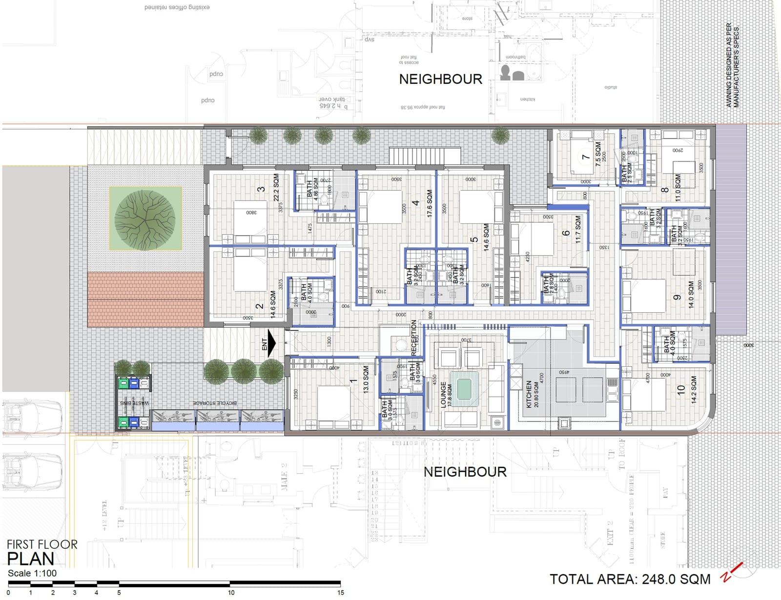 Republic of Pizza, Basingstoke &ndash; First Floor Plan