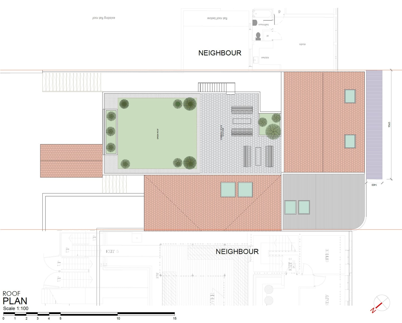 Republic of Pizza, Basingstoke &ndash; Roof Plan